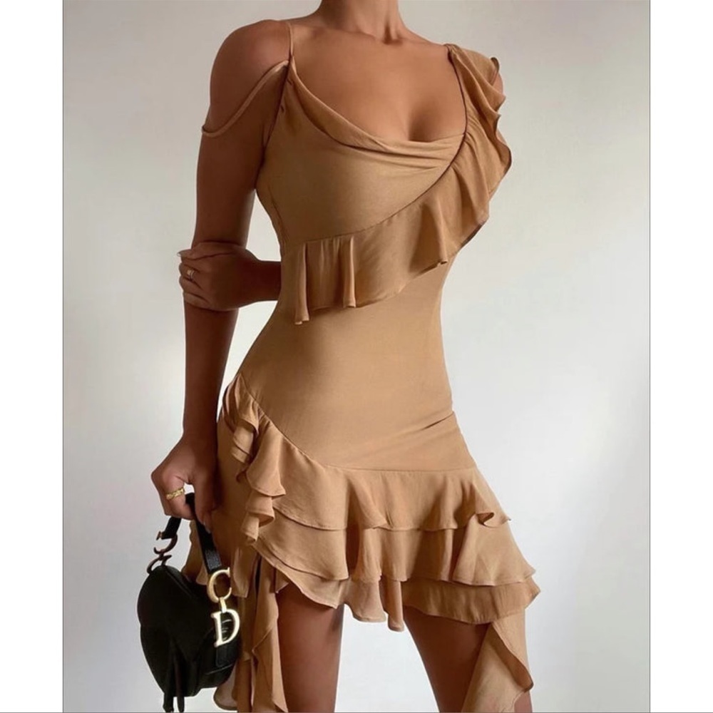 NBD Dua Dress In Nude